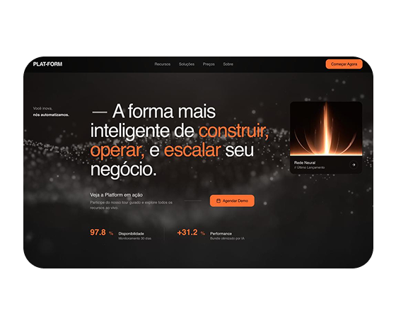 Exemplo de site profissional desenvolvido pela Creava Digital